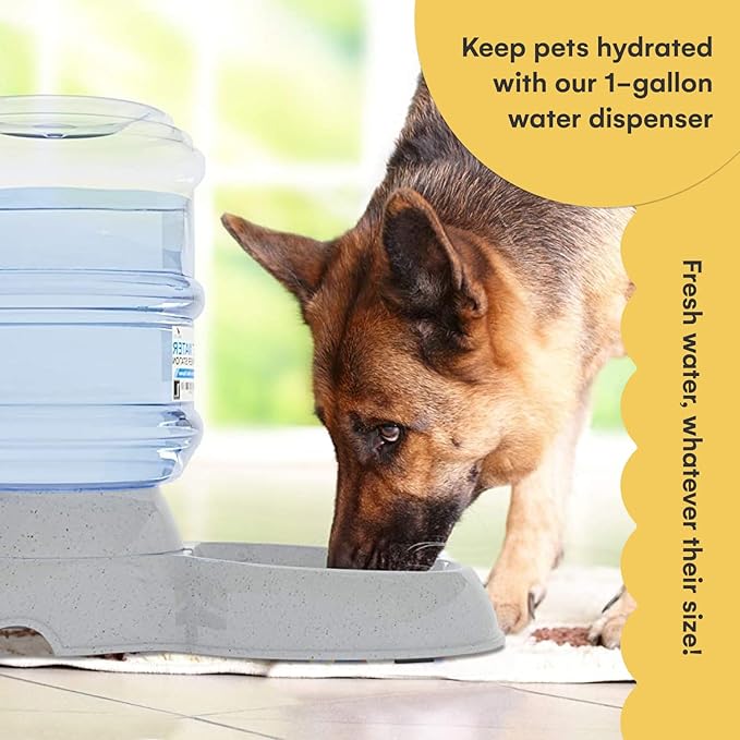Noa Store Automatic Pet Water Dispenser | BPA Free 1 and 3 Gallon Cat Water Dispenser Food Dispenser, H20, Dog Small and Big Cat Feeder, Cat Water Bowl and Dog water dispenser, Automatic Pet waterer