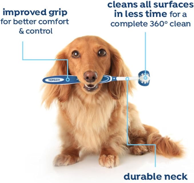 Fresh Breath Certified Wellness Collection Vet Strength Oral Care Kit for Small & Medium Dogs - Removes Plaque & Tartar - Freshens Bad Dog Breath - Teeth Cleaning Kit