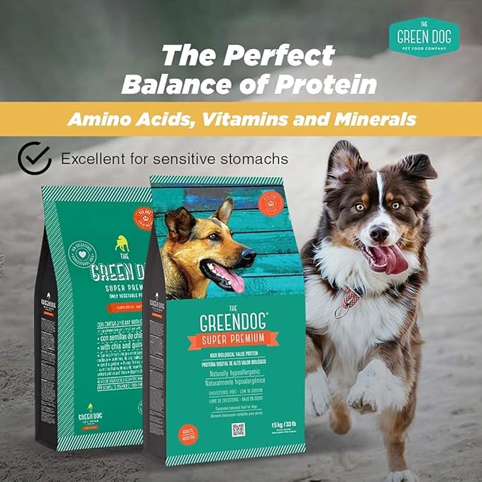 Super Premium Vegan Dry Dog Food for Adults Plant-Based Protein | Gluten & Junk-Free | Prevent Allergies & Diseases | Vegetable Flavor