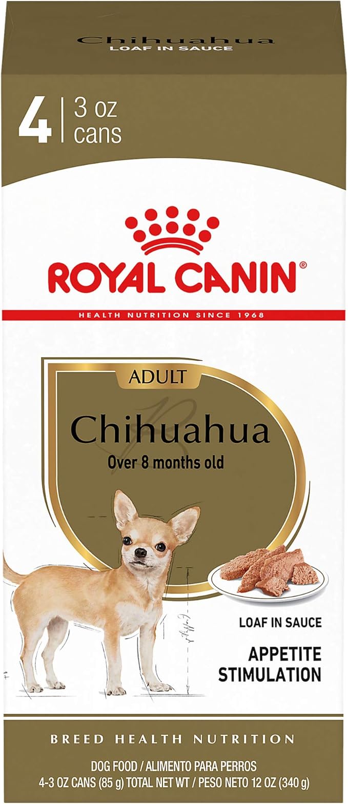 Royal Canin Chihuahua Adult Breed Specific Wet Dog Food, 3 oz. can