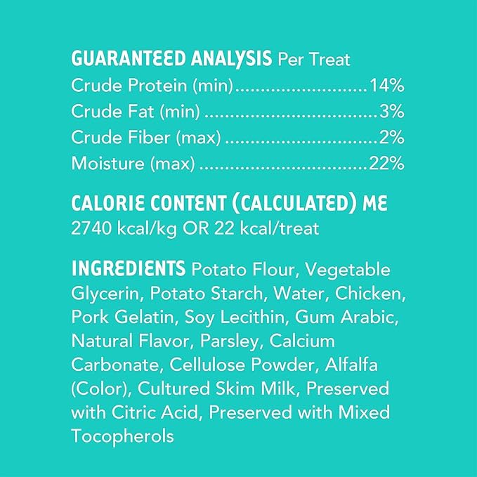 iHeartDogs Brushy Sticks - Dental Treats for Dogs Removes Plaque and Tartar Buildup - Grain-Free Dog Teeth Cleaning Chews Made with Chicken - 30 Mini Sticks