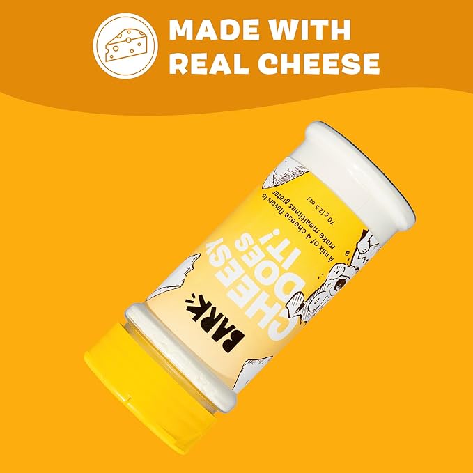 Barkbox – Cheesy Does It! – Dry Dog Food Toppers with High Protein, Limited Ingredients – Meal Flavor Enhancer for Large & Small Breeds – 4.6 Oz
