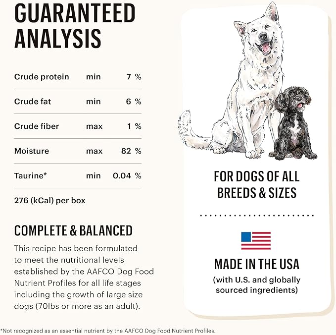 The Honest Kitchen One Pot Stews: Braised Beef & Lamb Stew with Green Beans & Sweet Potatoes Wet Dog Food, 10.5 oz x6