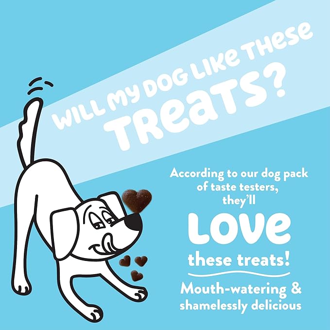 Shameless Pets Soft-Baked Dog Treats, Bananas for Bacon - Natural & Healthy Dog Chews for Skin & Coat Support with Omega 3 & 6 - Dog Biscuits Baked & Made in USA, Free from Grain, Corn & Soy - 1-Pack