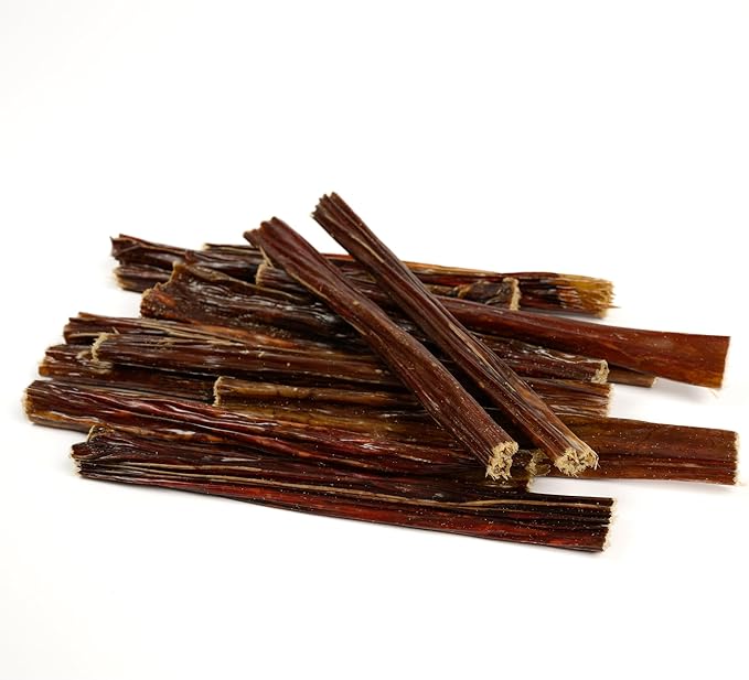 Big Lu - Jerky Gullet Stick Dog Chews, Premium 100% Beef, All-Natural Dog Treats, Rich in Glucosamine and Chondroitin for Joint Health, 6-Inch Sticks (12 Sticks)
