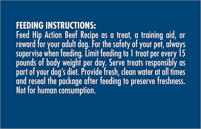 Zuke's Hip Action Hip & Joint Natural Dog Treats Crafted in The USA 16 Ounce (Pack of 4)