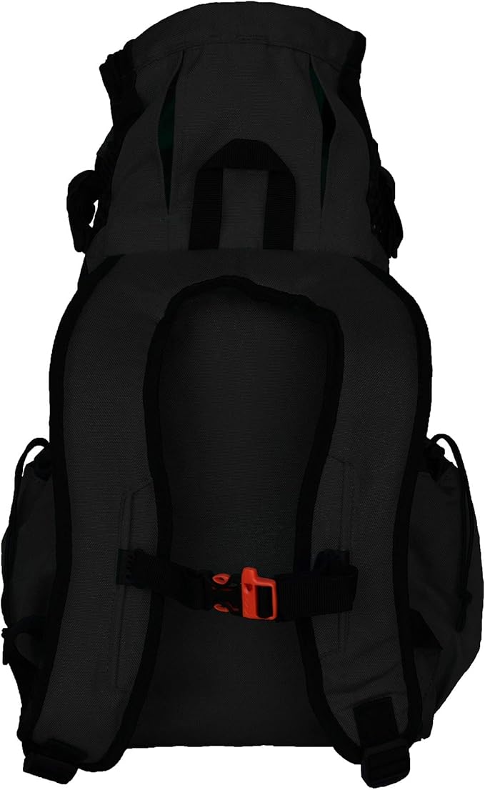 K9 Sport Sack | Dog Carrier Adjustable Backpack (X-Small, Air 2 - Jet Black)