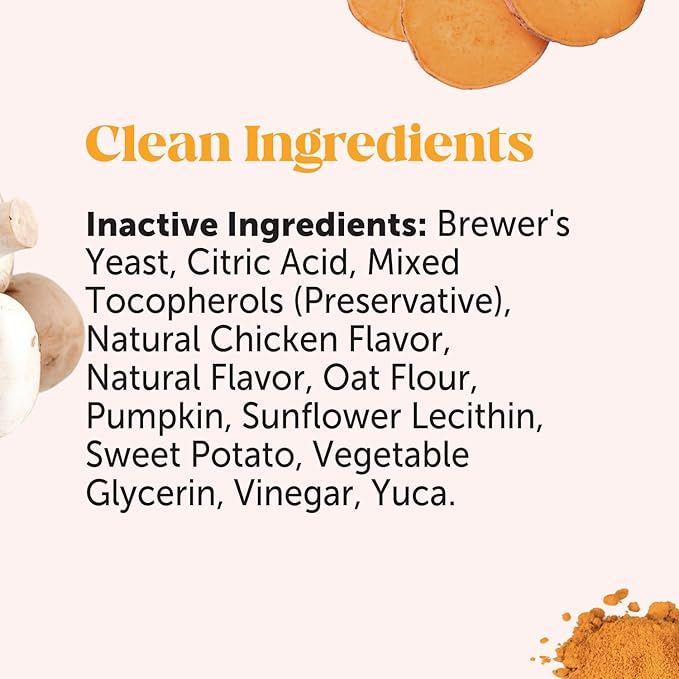 Pet Honesty Dog Allergy Relief Immunity Max Strength - Dog Allergy Chews, Probiotics for Dog, Dog Skin and Coat Supplement, Itch Relief for Dogs,Seasonal Allergy Support Supplement (Chicken)