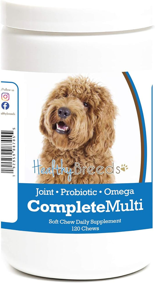 Healthy Breeds Labradoodle All in One Multivitamin Soft Chew 120 Count