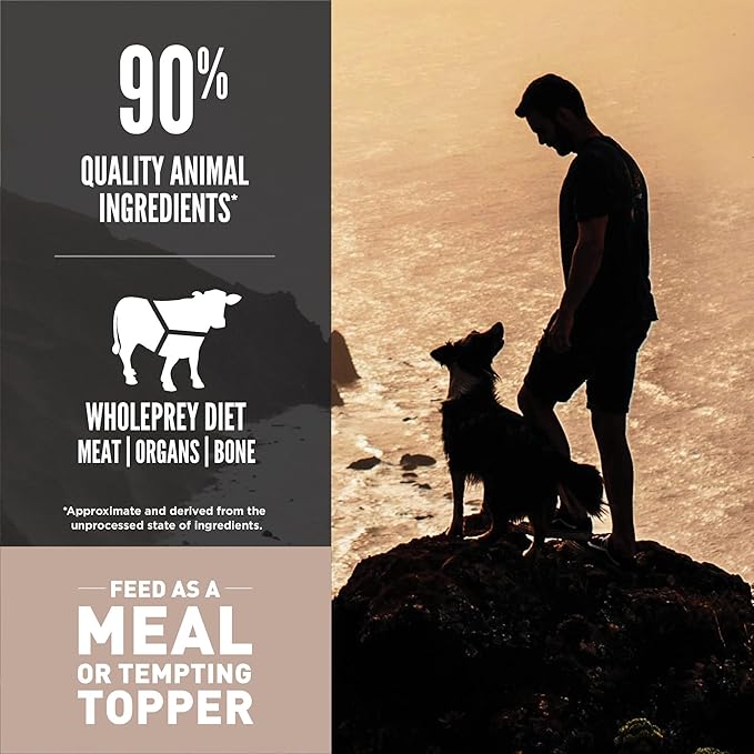 ORIJEN REGIONAL RED Freeze Dried Medallions Dog Food & Topper, Grain Free Dog Food, WholePrey Ingredients, 6oz
