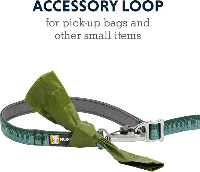 Ruffwear, Switchbak Dog Leash, Convertible & Adjustable Lead for Everyday Use, River Rock Green