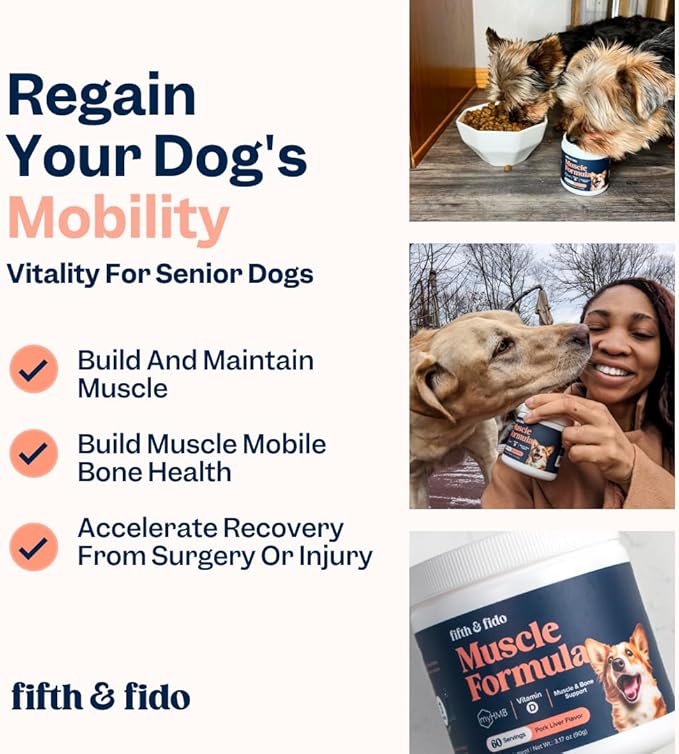 Dog Weight Gainer - Weight Gain Dog Food - Dog Protein Powder - High Calorie Weight Gainer for Dogs - Dog Muscle Builder - Puppy Weight Gainer