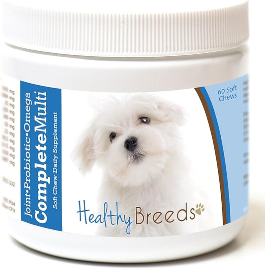 Healthy Breeds Maltese All in One Multivitamin Soft Chew 60 Count