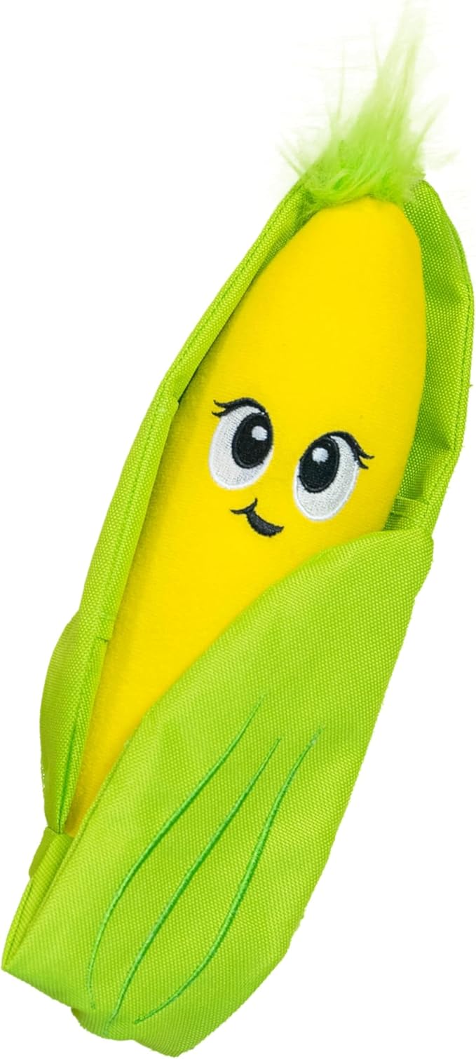 Outward Hound Nina Ottosson Hide N' Find Interactive Plush Dog Puzzle Dog Enrichment Toys, Plush, Durable Dog Toy, Corn, Multicolored