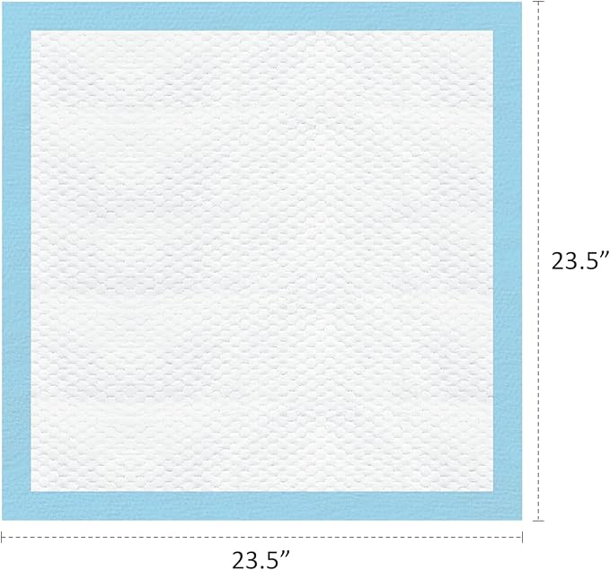 Sted Puppy Pads Dog Pee Pads 23"x23", Puppy Pee Pads for Dogs, 6 Layers Thicker Dog Pee Pads, Quickly Absorbs & Leak-Proof Dog Pads, Disposable Potty Pads for Dogs Cats, Doggie Pee Pads, 60Ct