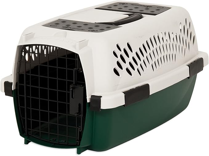 Petmate Ruffmaxx Dog Kennel Pet Carrier & Crate 40" (70-90 Lb), Outdoor and Indoor for Large, Medium, and Small Dogs - Made from Durable Recycled Material w/ 360-Degree Ventilation, Made in USA