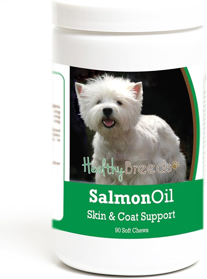 Healthy Breeds West Highland White Terrier Salmon Oil Soft Chews 90 Count
