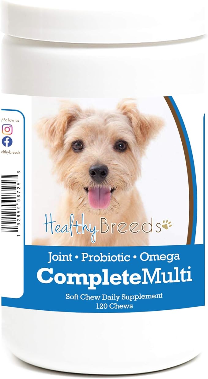Healthy Breeds Norfolk Terrier All in One Multivitamin Soft Chew 120 Count