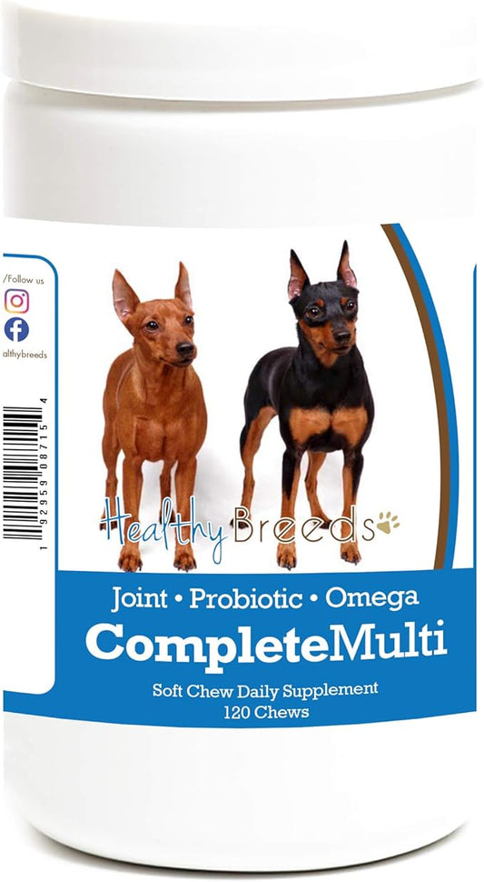 Healthy Breeds Miniature Pinscher All in One Multivitamin Soft Chew 120 Count