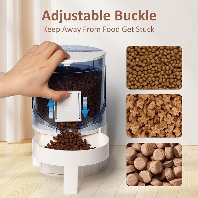 Automatic Cat Dog Feeder and Cat Water Dispenser in Set - Rotating Storage Gravity Pet Water Dispenser for Small Medium Pets Dog Puppy Kitten