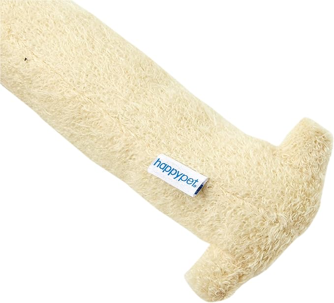 Loofa Dog 12" Plush Dog Toy, Colors May Vary