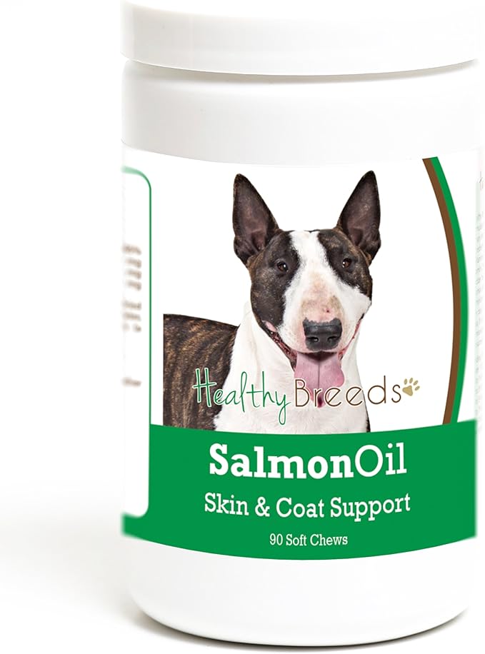 Healthy Breeds Miniature Bull Terrier Salmon Oil Soft Chews 90 Count