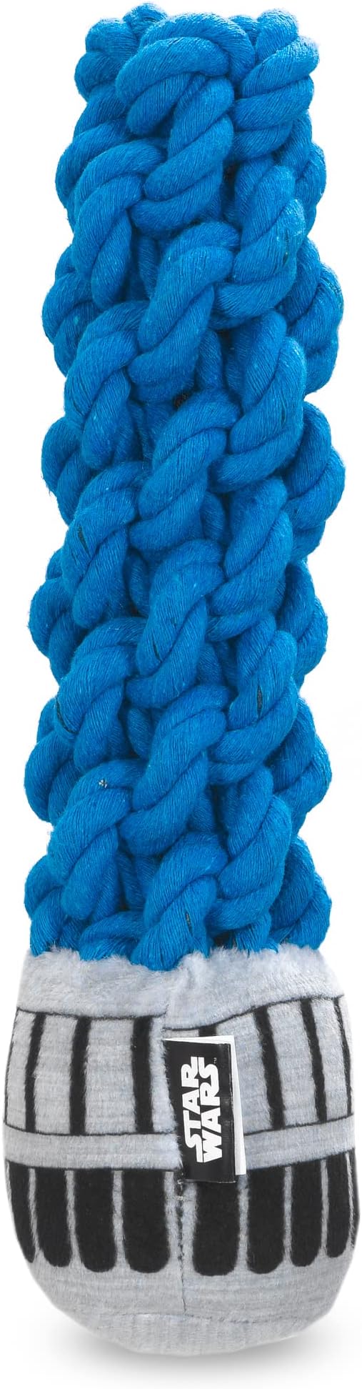 Star Wars for Pets Blue Lightsaber Oxford Rope Squeak Chew Toy for Dogs| Toy for Dogs | Squeaky Dog Toys, Dog Chew Toys, Sturdy Rope Dog Toys, Gifts for Fans, 9.5 Inch (FF19179)