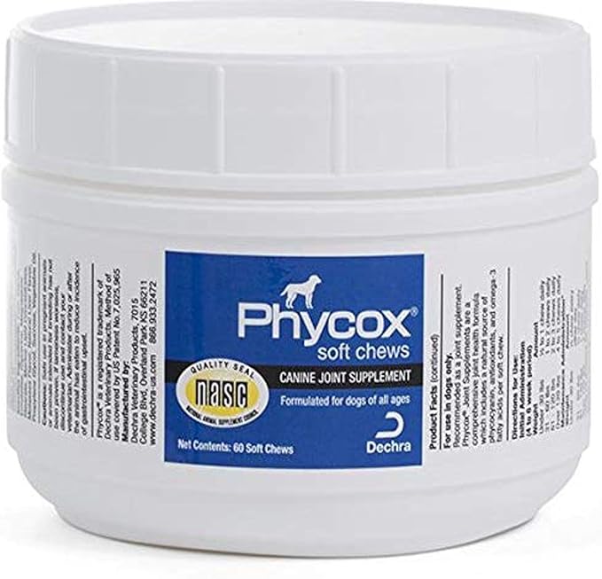Dechra Phycox Soft Chews, Joint Supplement for Dogs (60ct)