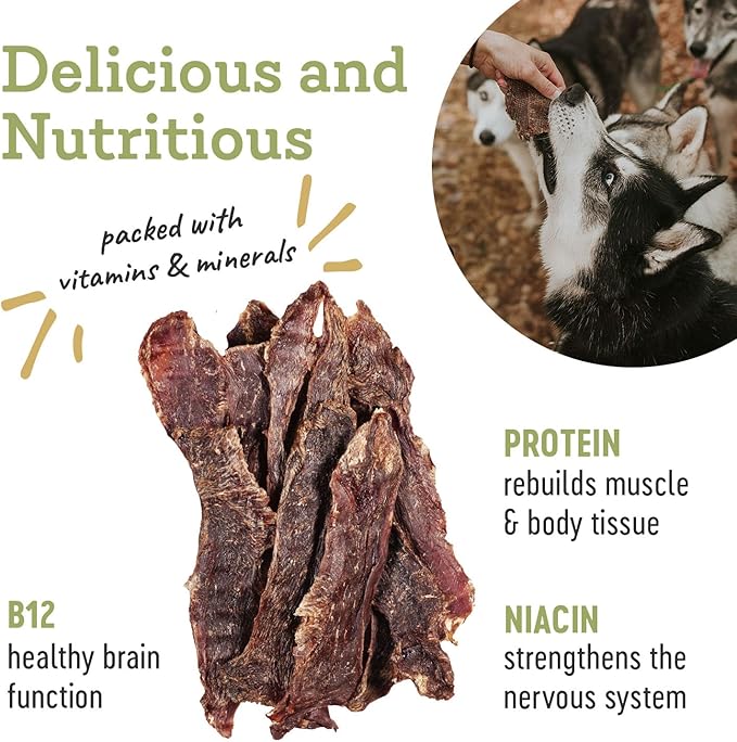 Farm Hounds Premium Duck Jerky for Dogs, 100% Made from Humanely-Raised Ducks, Dog Jerky Treats, Healthy Delicious Dog Trainer Dehydrated Duck Jerky Tenders, Made in USA, 2-Pack