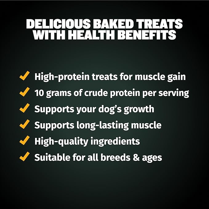 Bully Max Muscle Builder Soft Chews for Dogs and Puppies - Training Supplements Chews for Puppy and Adult Dog - Dog Food Treats for Muscle Gain - All Dog Breeds & Ages, 75 Delicious Soft Chews