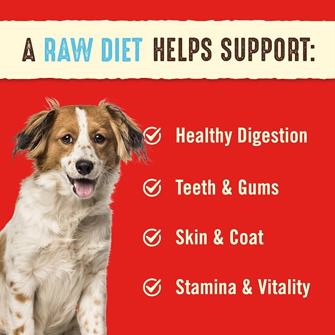 Stella & Chewy's Freeze Dried Raw Dinner Patties – Grain Free Dog Food, Protein Rich Dandy Lamb Recipe – 5.5 oz Bag
