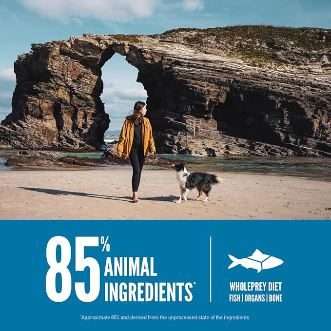 ORIJEN Six Fish Dry Dog Food, Grain Free and Chicken Free Dog Food, Fresh or Raw Ingredients, 23.5lb