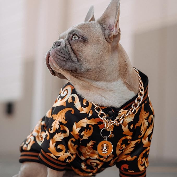 MYLUCKYTAG QR Code Pet ID Tags Dog Tags - Pet Online Profile - Scan QR Receive Instant Pet Location Alert Email