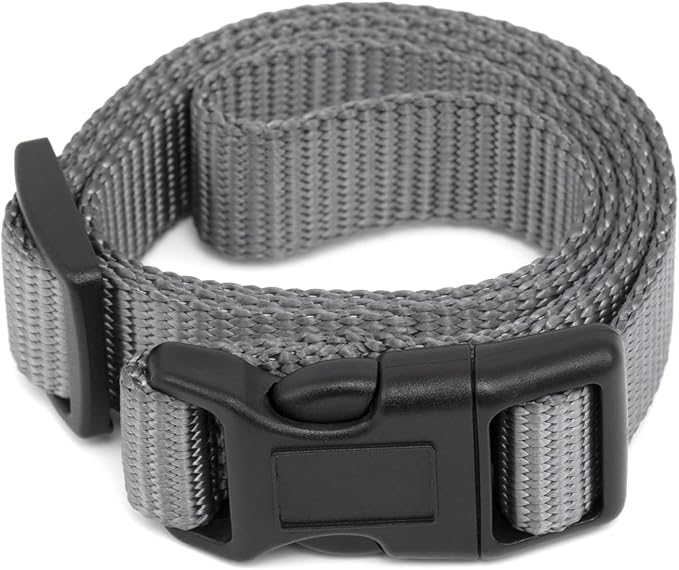 PetSafe 3/4 Replacement Collar Strap with no Holes, for PetSafe Bark, Wireless Fence, In-Ground Fence and Pawz Away Collars, Grey