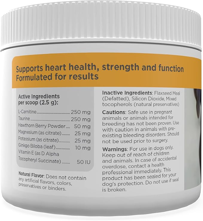 maxxicardio Heart and Cardiovascular Supplement for Dogs – Powder 5.3 oz