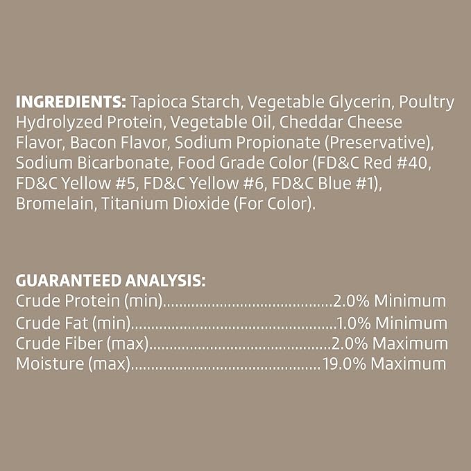 Amazon Brand - Wonder Bound Bacon & Cheese Flavor Twist Sticks - 55 Count - Rawhide-Free Dog Treats, Dental Health Chews for Plaque & Tartar Control, Easy to Digest, Long-Lasting, 12 ounce (Pack of 1)