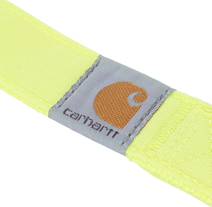 Carhartt Pet Durable Nylon Duck Leashes for Dogs, Reflective Stitching for Visibility, Brite Lime, Small
