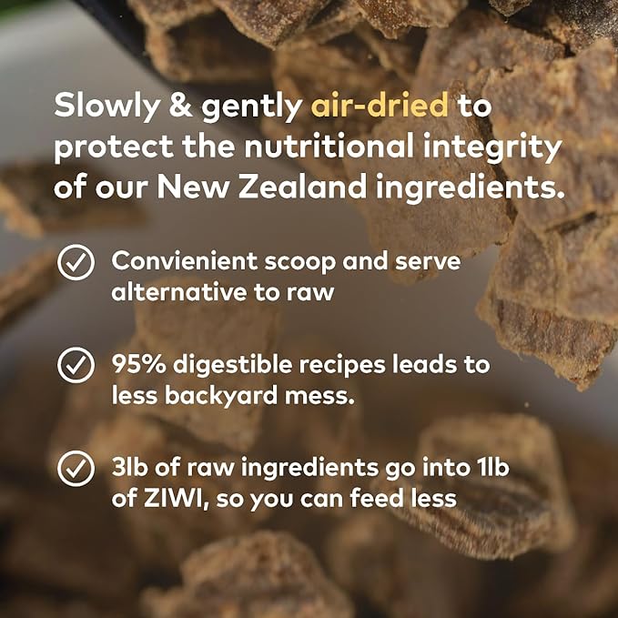 ZIWI Peak Air-Dried Dog Food – All Natural, High Protein, Grain Free and Limited Ingredient with Superfoods (Chicken, 2.2 lb)