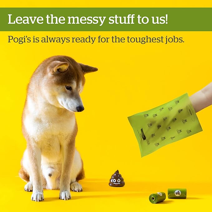 Pogi's Pet Supplies Poop Bags - 50 Rolls (750 Dog Poop Bags) +2 Dispensers - Leak-Proof, Earth-Friendly Poop Bags for Dogs