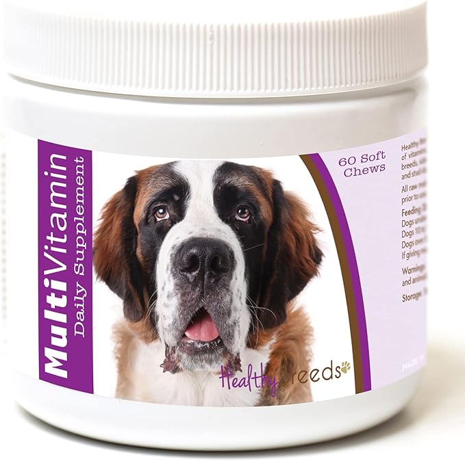 Healthy Breeds Saint Bernard Multi-Vitamin Soft Chews 60 Count