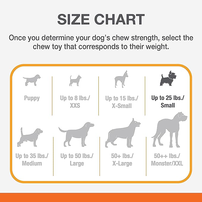 Nylabone Puppy Power Axis Chew Toy - Tough and Durable Puppy Chew Toy for Teething - Puppy Supplies - Vanilla Flavor, Small (1 Count)