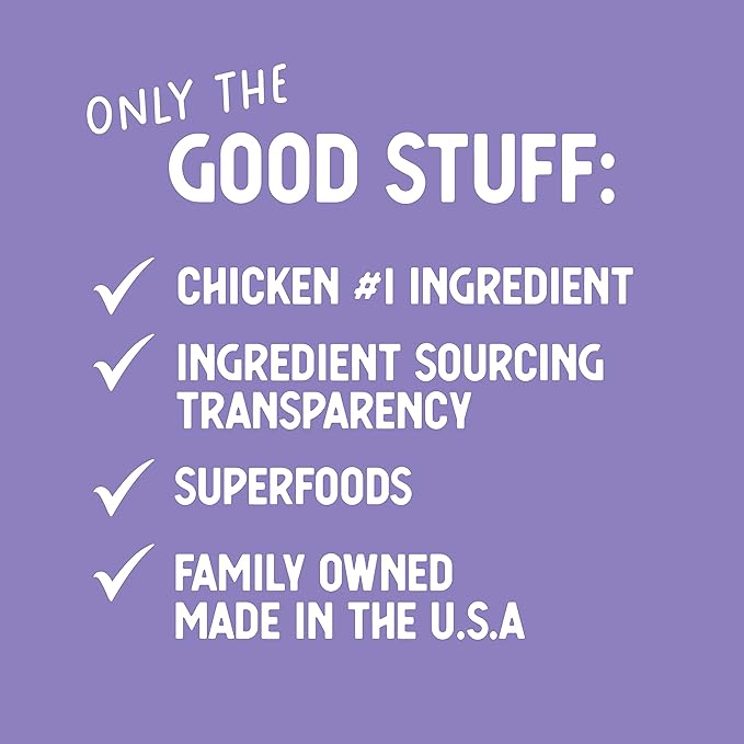 Health Extension Super Bites, Freeze-dried Raw, Gluten & Grain-free, with Extra Protein & Super Tasty Healthy Meal Mixer for Dogs, Chicken Recipe (18 Oz / 226 g)
