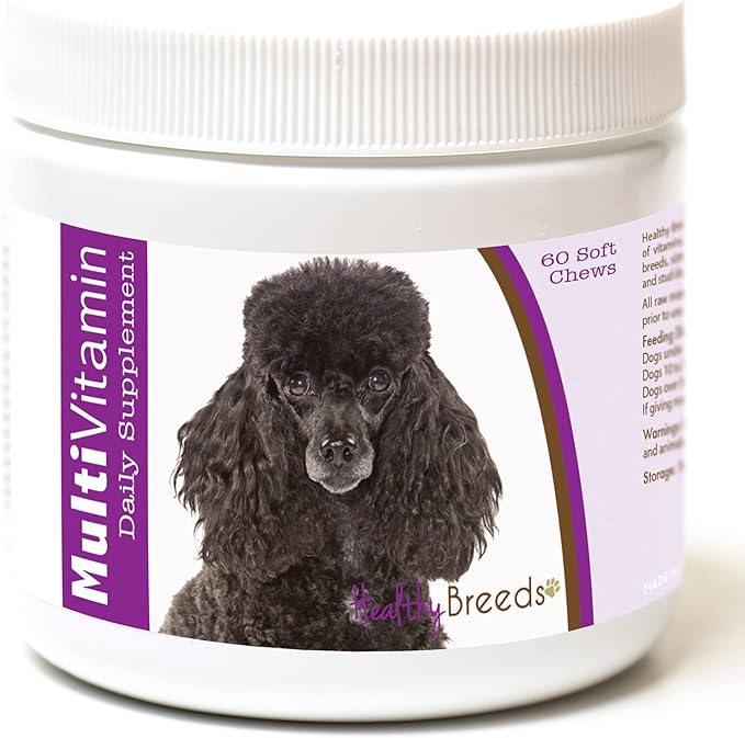 Healthy Breeds Poodle Multi-Vitamin Soft Chews 60 Count
