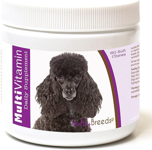 Healthy Breeds Poodle Multi-Vitamin Soft Chews 60 Count