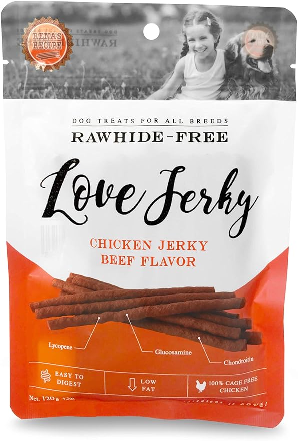 Love Jerky Chicken Jerky (Beef Flavor)