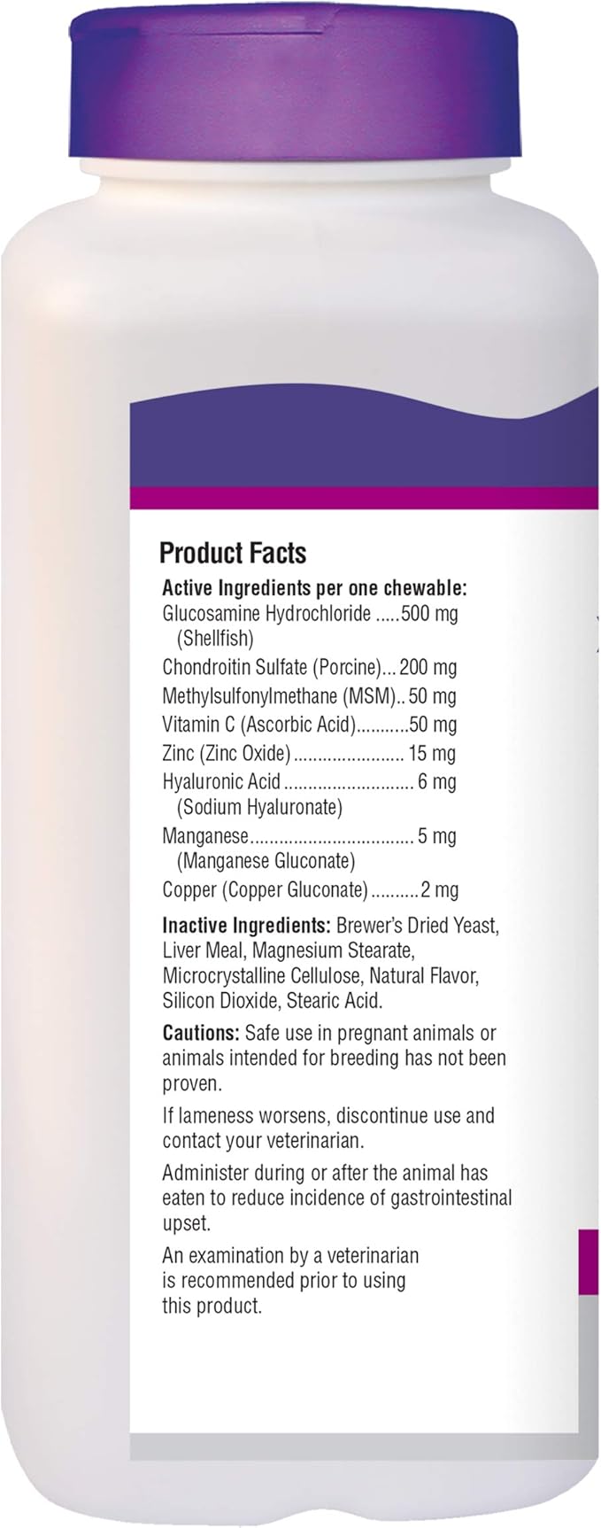 Essential Pet Adult Dog Hip & Joint Support Chewable Tablet Age 3+ with 500mg Glucosamine and 200mg Chondroitin (23038)