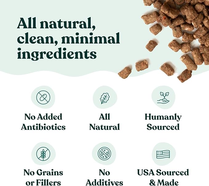 Freeze Dried Fresh Dog Food Raw Salmon & Whitefish Recipe - Picky Eater-Approved Limited Ingredient Dog Food for All Stages - High Protein, Small Batch, Grain Free Raw Dog Food, 15 oz