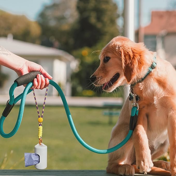A&H ZIER Poop Bags Holder with Portable Colorful Lanyard, Soft-touch Dog Poop Bags Dispenser Dog Waste Bags, Compatible with any Dog Walking Accessories