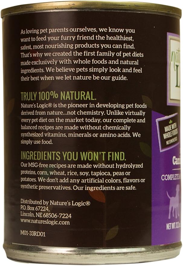 Natures Logic NL00180 Grain-Free Rabbit Feast Wet Dog Food, One Size