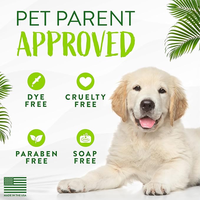 TropiClean Aloe & Coconut Deodorizing Dog Shampoo for Smelly Dogs | Odor Control Shampoo for Stinky Dogs | Natural Pet Shampoo Derived from Natural Ingredients | Cat Friendly | Made in the USA | 20 oz